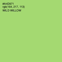 #A4D971 - Wild Willow Color Image